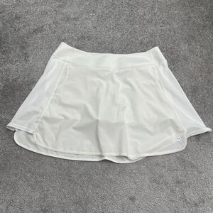 Puma Mini Active Skort Skirt Womens XXL White Pull On Tennis Golf Stretch Sport